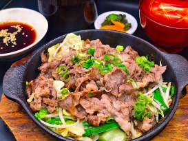 国産牛カルビ焼きしゃぶ膳