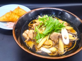 親鶏ごぼうそば