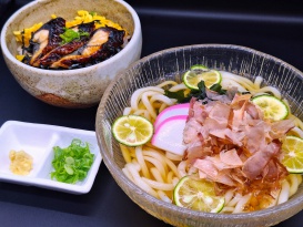 冷かけうどんセット